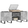 vidaXL Record Cabinet Concrete Grey 121x38x48 cm Engineered Wood