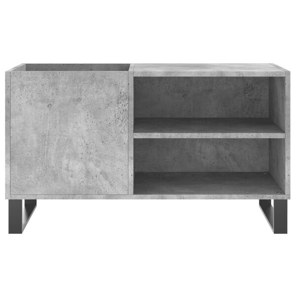 vidaXL Record Cabinet Concrete Grey 85x38x48 cm Engineered Wood