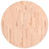 vidaXL Table Top &Oslash;90x1.5 cm Round Solid Wood Beech