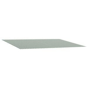 vidaXL Awning Replacement Fabric Green and White 450 x 300 cm