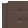 vidaXL Bed Frame without Mattress "Zadar" Brown 160x200 cm Faux Leather