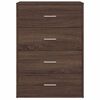 vidaXL Sideboards 2 pcs Brown Oak 60x31x84 cm Engineered Wood