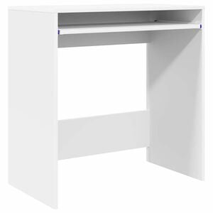 vidaXL Desk with Drawer White 77.5 x 43 x 79 cm Engineered Wood