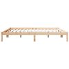 vidaXL Extra Long Bed Frame without Mattress 200x210 cm Solid Wood Pine