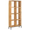 vidaXL Bookshelf 80x25x175 cm Solid Mango Wood