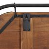 vidaXL Wall-mounted Coat Rack with 5 Hooks Solid Wood Reclaimed
