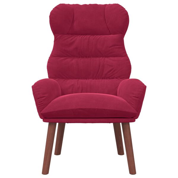 vidaXL Armchair Wine Red 69 x 74 x 93 cm Velvet