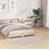 vidaXL Anti-slip Shaggy Rug Cream 160 x 160 cm PP