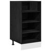vidaXL Kitchen Base Cabinet with Drawer Black oak 40 x 44.5 x 81.5 cm