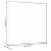 vidaXL Stretched Canvases 12 pcs White Fabric and Solid Wood Pine