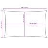 vidaXL Sunshade Sail Oxford Fabric Rectangular 5x8 m Terracotta