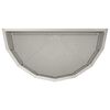 vidaXL Planter Silver 60 x 30 x 35 cm Stainless Steel