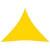 vidaXL Sunshade Sail Oxford Fabric Triangular 3.6x3.6x3.6 m Yellow