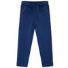 vidaXL Kids'Pants with Drawstring Navy Blue 104