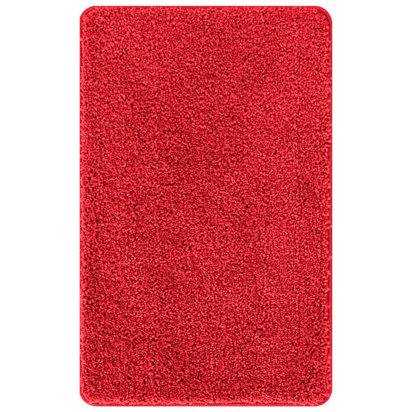 vidaXL Anti-slip Bath Mat Set 3 pcs Red PP