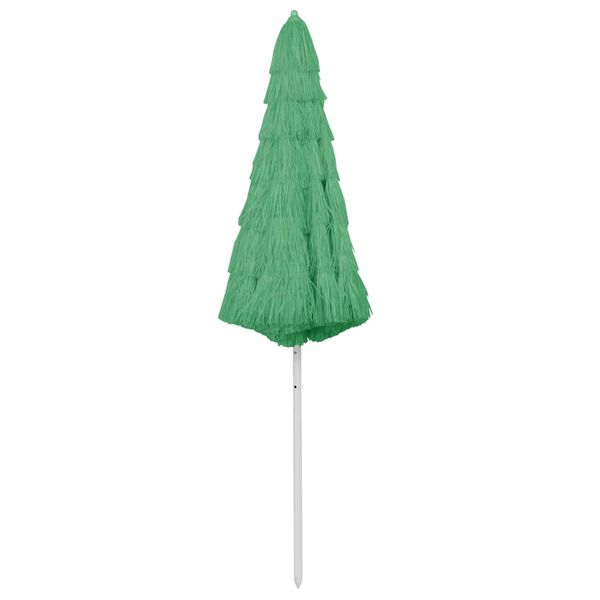 vidaXL Hawaii Beach Parasol Green 300 cm