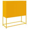 vidaXL Highboard Mustard Yellow 100.5x39x107 cm Steel