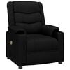 vidaXL Massage Chair Black Faux Leather