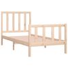 vidaXL Bed Frame without Mattress 90x190 cm Single Solid Wood