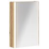 vidaXL Bathroom Mirror Cabinet Artisian Oak 33 x 11.5 x 50 cm