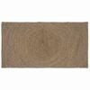 vidaXL Area Rugs Grey 100 x 200 cm Jute