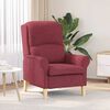 vidaXL Armchair Wine red 76 x 94 x 102 cm Fabric