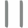 vidaXL Headboard Ear Light grey 80 x 16 x 4 cm Fabric