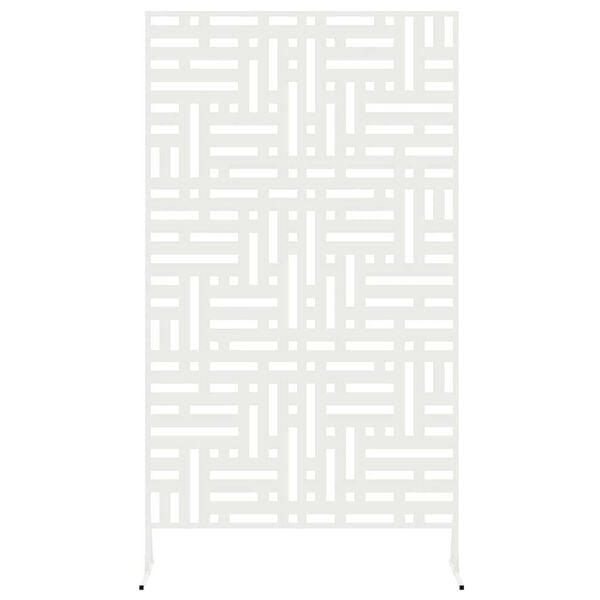vidaXL Privacy Screen White 100 x 50 x 180 cm Steel