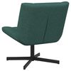 vidaXL Swivel Chair Dark Green 63 x 75 x 76 cm Fabric