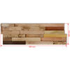 vidaXL Wall Cladding Panels 20 pcs Teak 2 m²