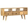 vidaXL TV Cabinet 110x36x50 cm Solid Mango Wood