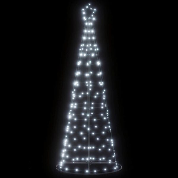 vidaXL LED Christmas Tree 200 LEDs Cold White 180 cm