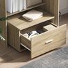 vidaXL Desk Sonoma Oak 131.5 x 50 x 106.5 cm Engineered Wood
