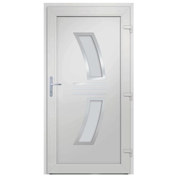 vidaXL Front Door Anthracite 108x200 cm PVC
