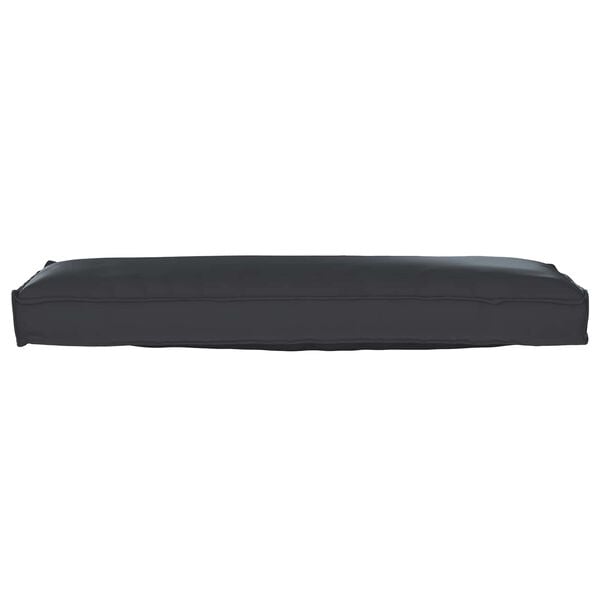 vidaXL Pallet Cushion for Bench Black 120 x 40 x 8 cm Oxford fabric