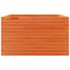 vidaXL Garden Planter Wax Brown 80x80x45.5 cm Solid Wood Pine