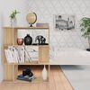 vidaXL Book Cabinet/Room Divider Sonoma Oak 80x24x96 cm Engineered Wood