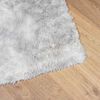 vidaXL Shaggy Rug High Pile NAVARRA Silver Grey 130x200 cm Polyester