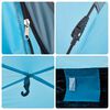 vidaXL Camping Tent 3-Person Blue Quick Release