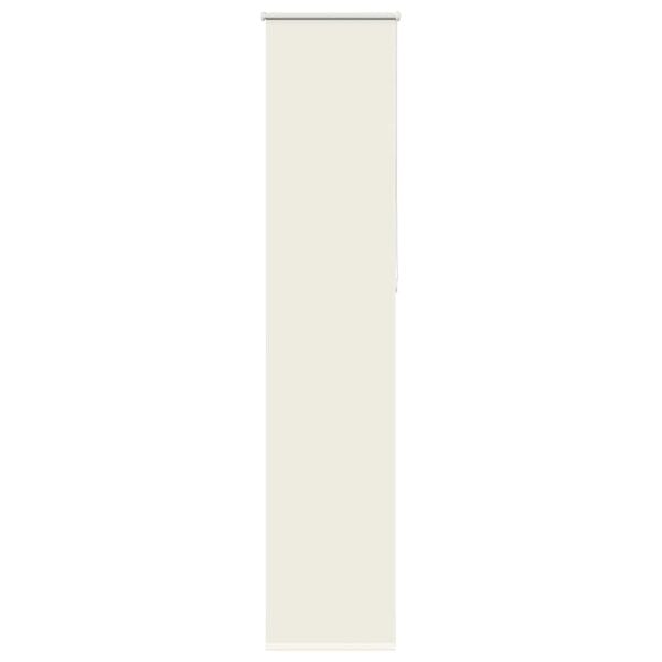vidaXL Roller Blind Blackout Off White 55x210 cm Fabric Width 50.7 cm Polyester