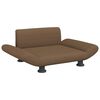 vidaXL Dog Bed Brown 70x45x28 cm Fabric