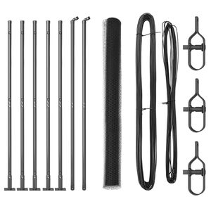 vidaXL Fence Post Grey