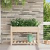 vidaXL Garden Planter Beige 115 x 59 x 76.5 cm Solid Fir Wood