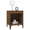 vidaXL Bedside Cabinet Brown Oak 40x35x50 cm