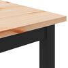 vidaXL Coffee Table Natural 80 x 80 x 45 cm Solid Pine Wood