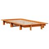 vidaXL Bed Frame without Mattress Wax Brown 90x200 cm Solid Wood Pine