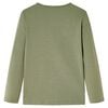 Kids' T-shirt with Long Sleeves Khaki 116