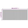 vidaXL Room Divider Grey 165x400 cm Bamboo