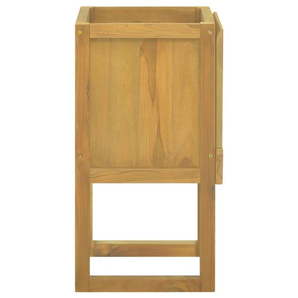vidaXL Bathroom Cabinet 41x40x75 cm Solid Wood Teak