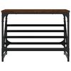 vidaXL Shoe Rack Brown Oak 60x30x45 cm Engineered Wood